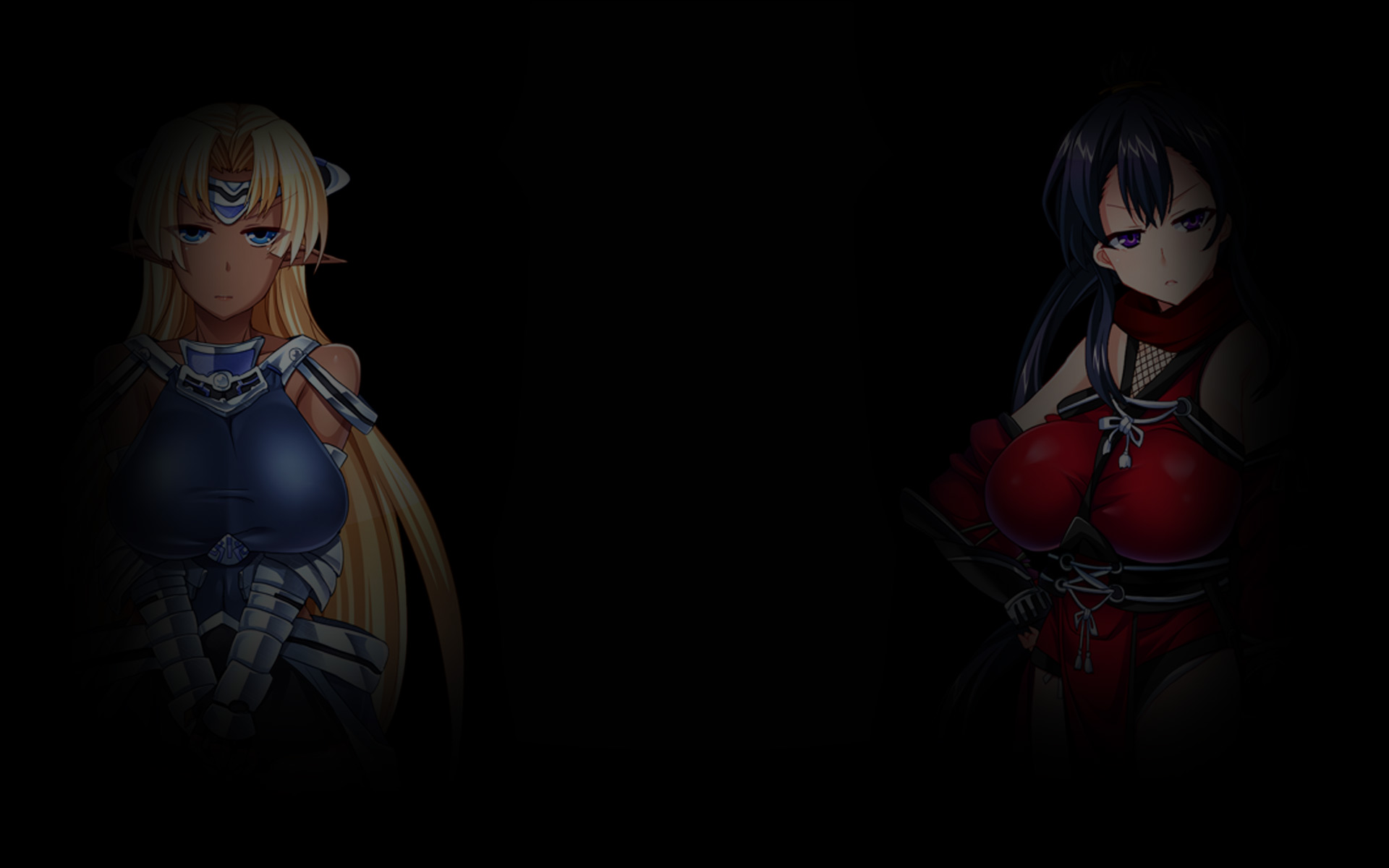 Blue and red