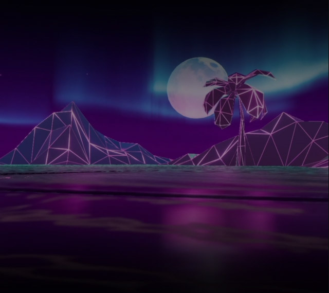 Neon Nights Mini Background