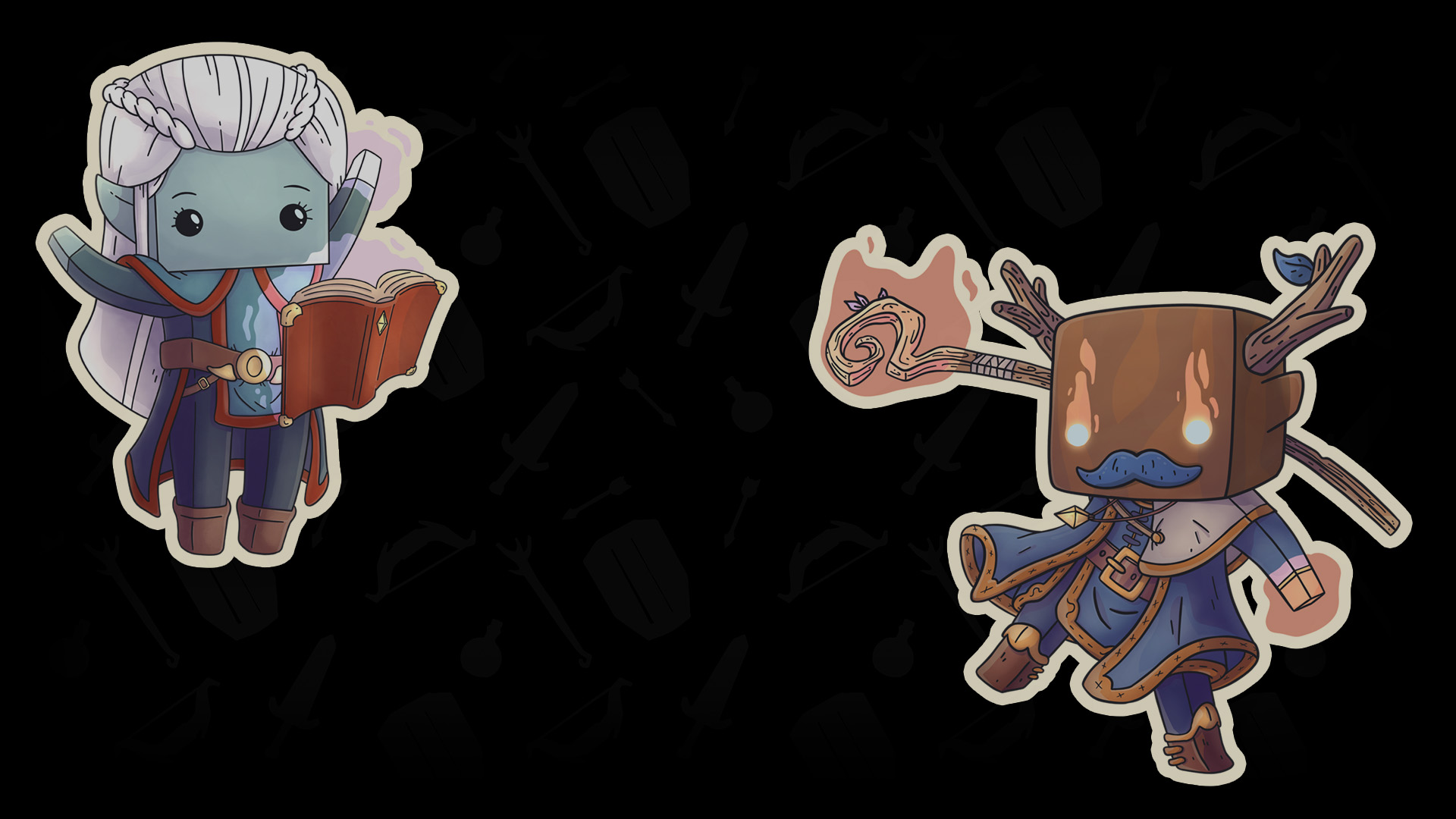 Swords 'n Magic - Caster Background