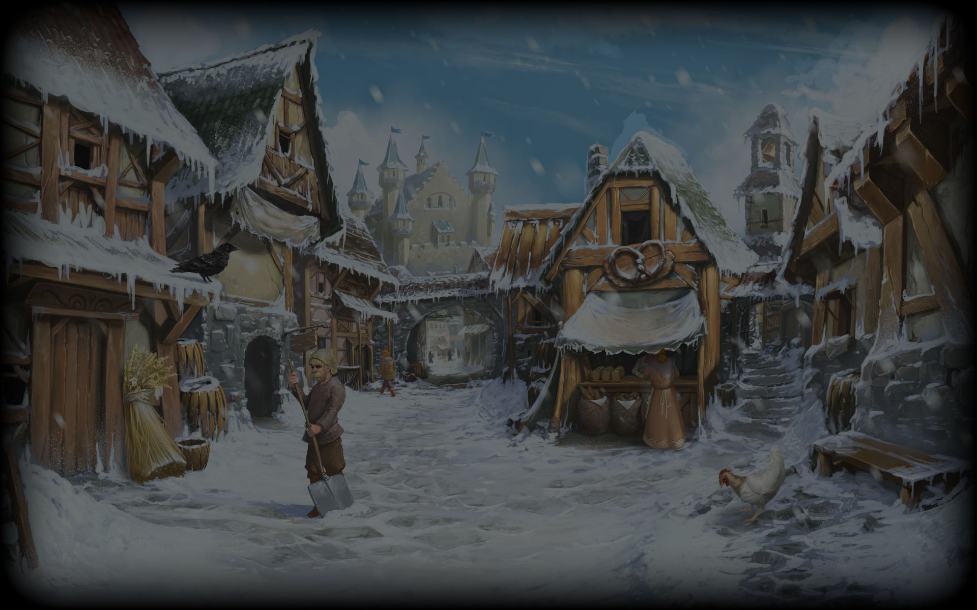 Winter town