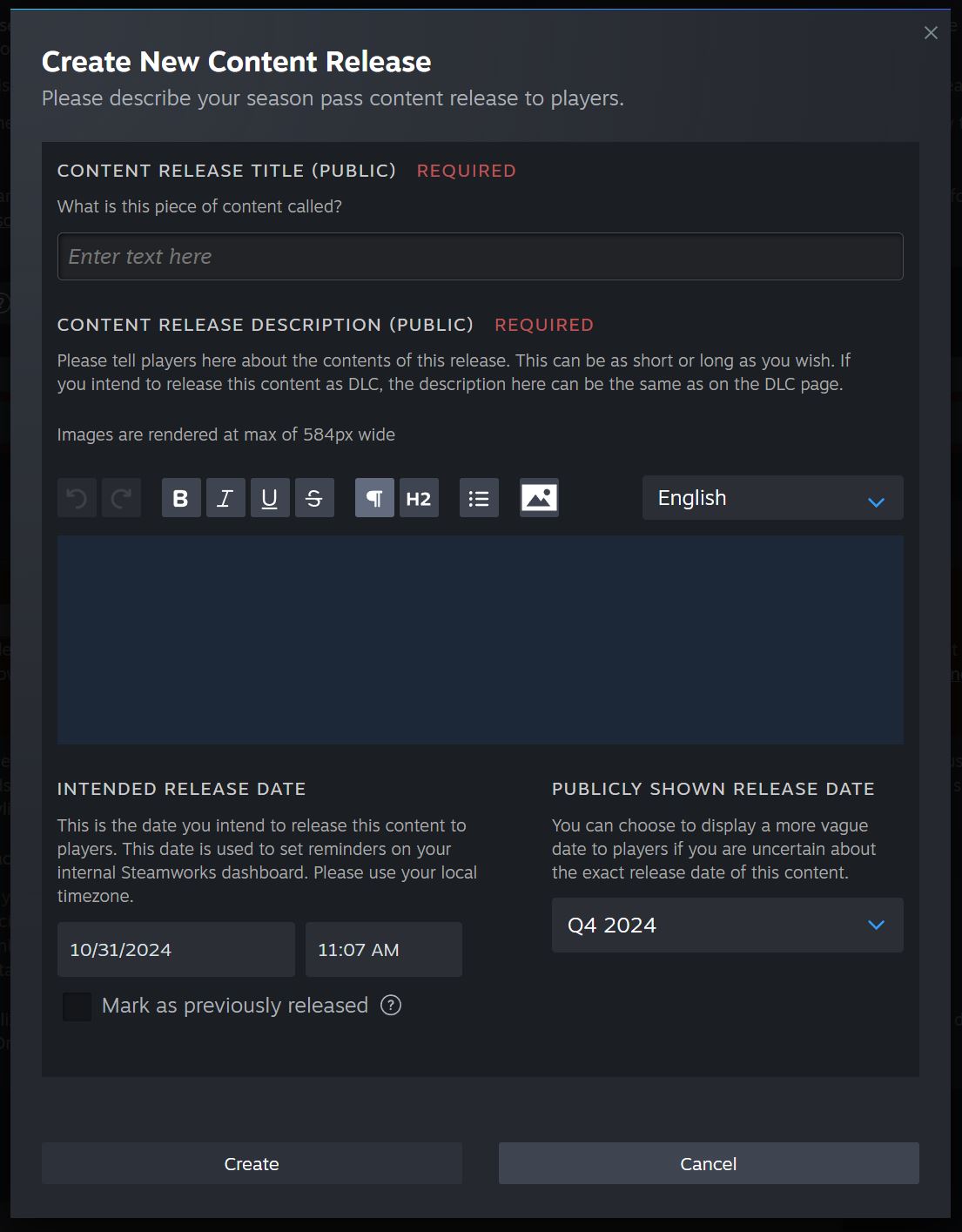 Section de description d'un nouveau passe saisonnier