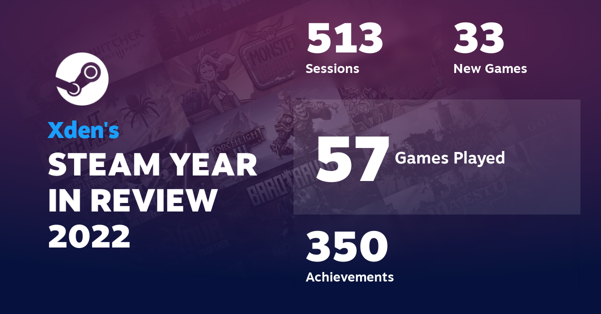 Xden's STEAM YEAR IN REVIEW 2022