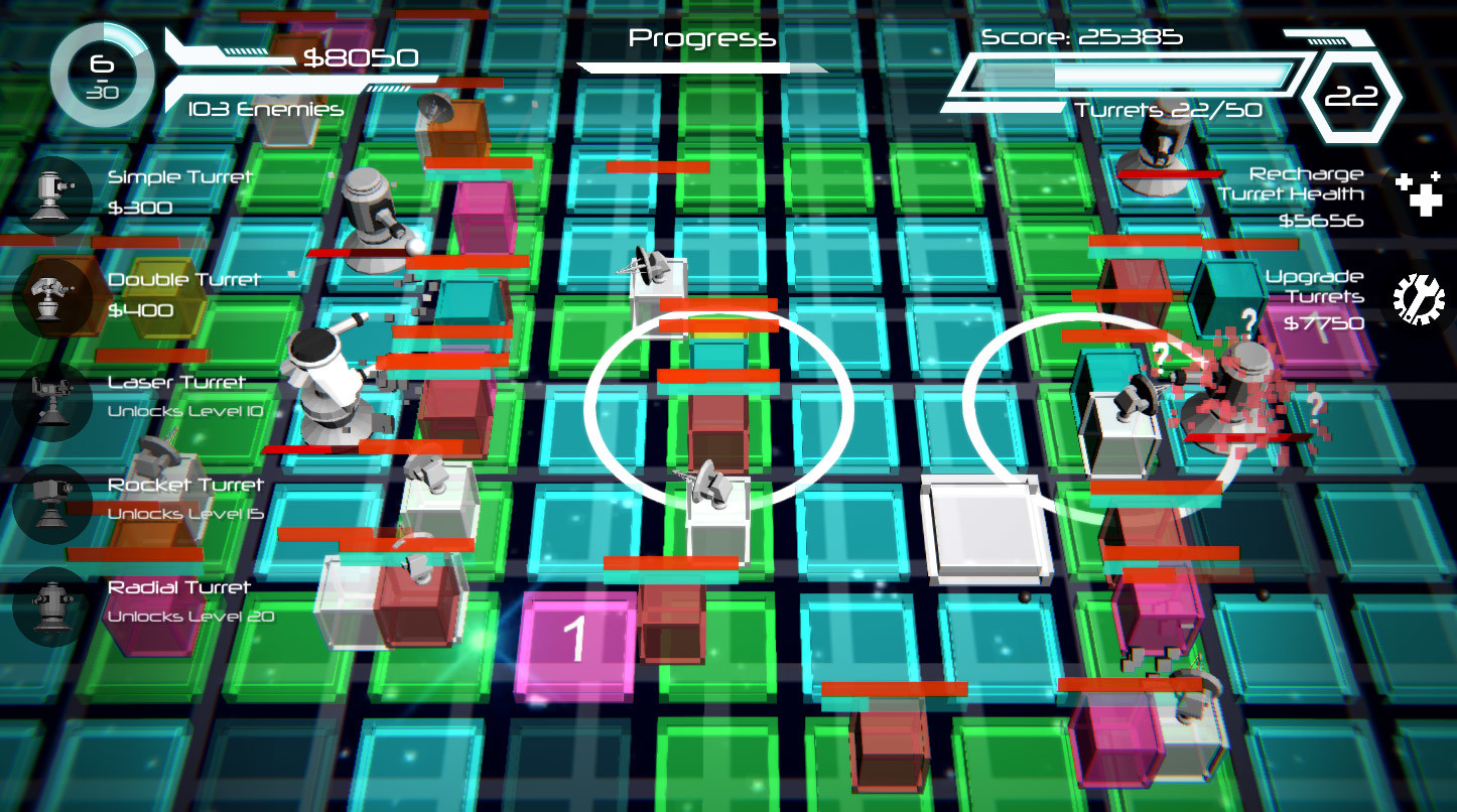 #1. Cube Defender (Steam) โดย: Simon Codrington
