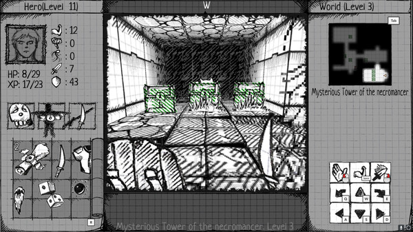 Screenshot z Drawngeon: Dungeons of Ink and Paper Screenshot z Drawngeon: Dungeons of Ink and Paper