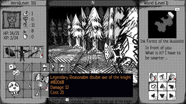 Screenshot z Drawngeon: Dungeons of Ink and Paper Screenshot z Drawngeon: Dungeons of Ink and Paper