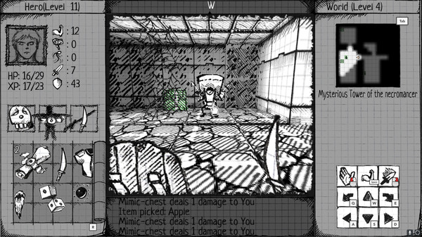 Screenshot z Drawngeon: Dungeons of Ink and Paper Screenshot z Drawngeon: Dungeons of Ink and Paper