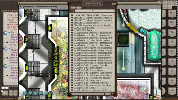 Fantasy Grounds - Meanders Map Pack: Galactic Cruiser (Map Pack)
