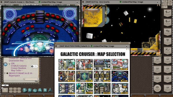 Fantasy Grounds - Meanders Map Pack: Galactic Cruiser (Map Pack)