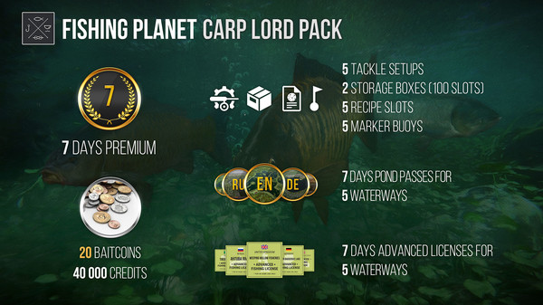 KHAiHOM.com - Fishing Planet: Carp Lord Pack