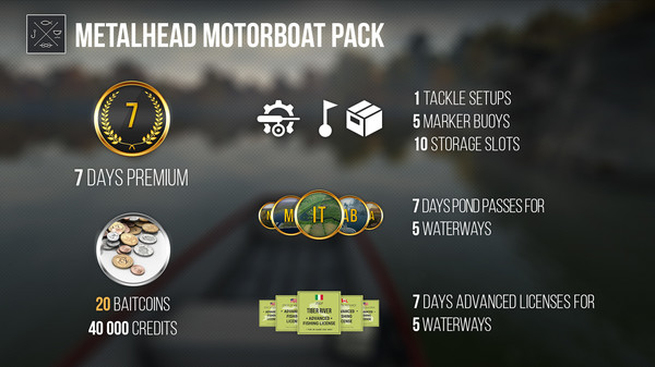 Fishing Planet: Metalhead Motorboat Pack