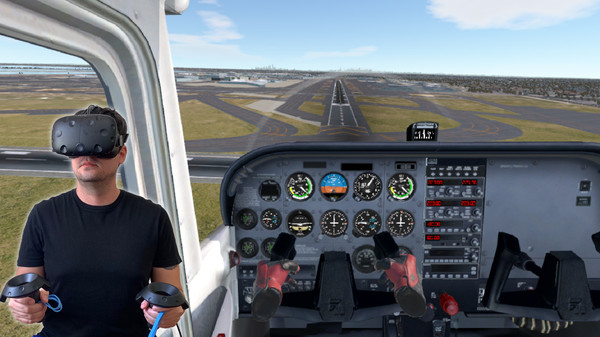 Screenshot z VR Flight Simulator New York - Cessna