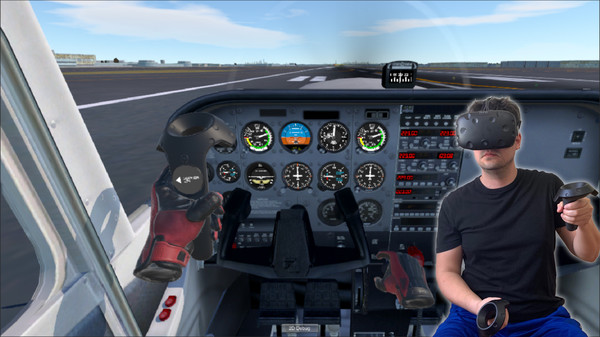 Screenshot z VR Flight Simulator New York - Cessna