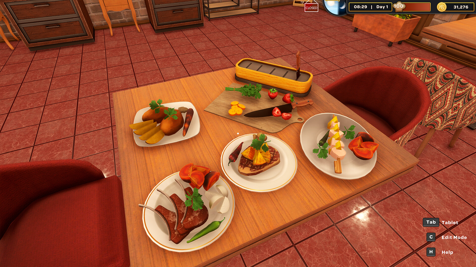 Скриншот Kebab Chefs! - Restaurant Simulator — кадр 1