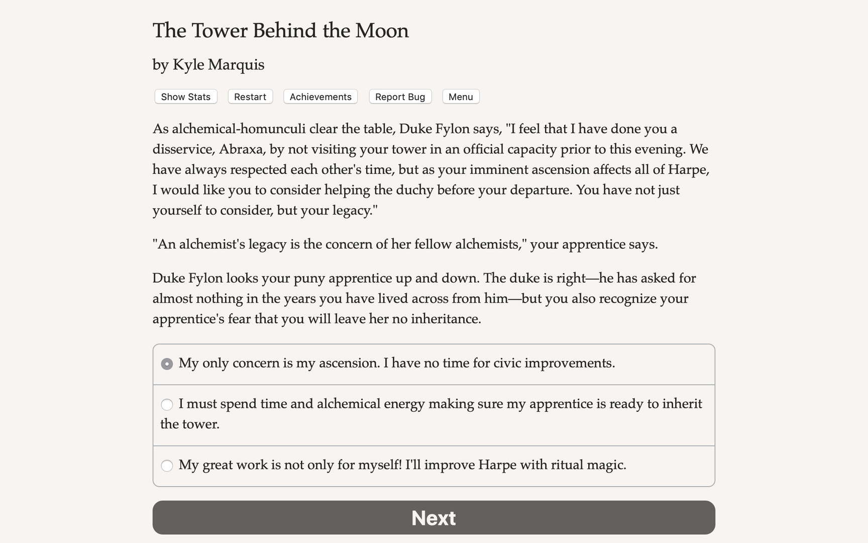 Tower Behind the Moon screenshot #2
