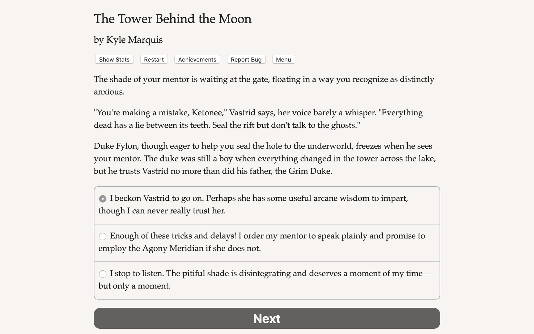 Tower Behind the Moon screenshot #1