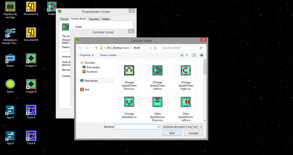 Desktop Icons [Intergalactic Traveler: The Omega Sector]