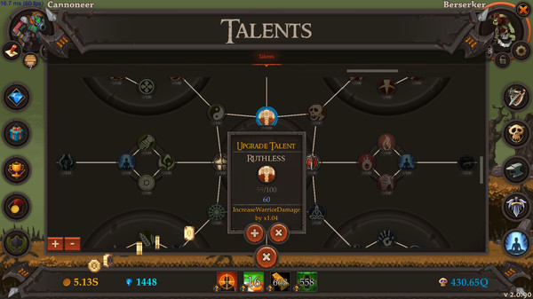 Screenshot z Clicker Warriors