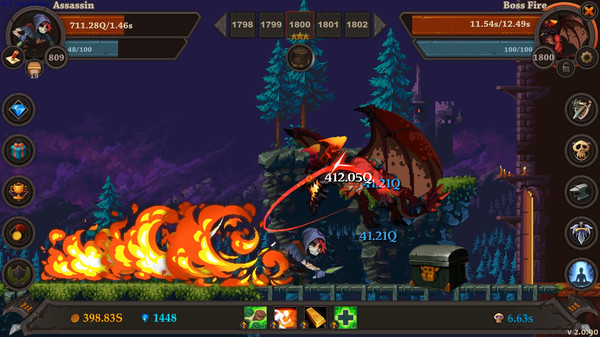 Screenshot z Clicker Warriors
