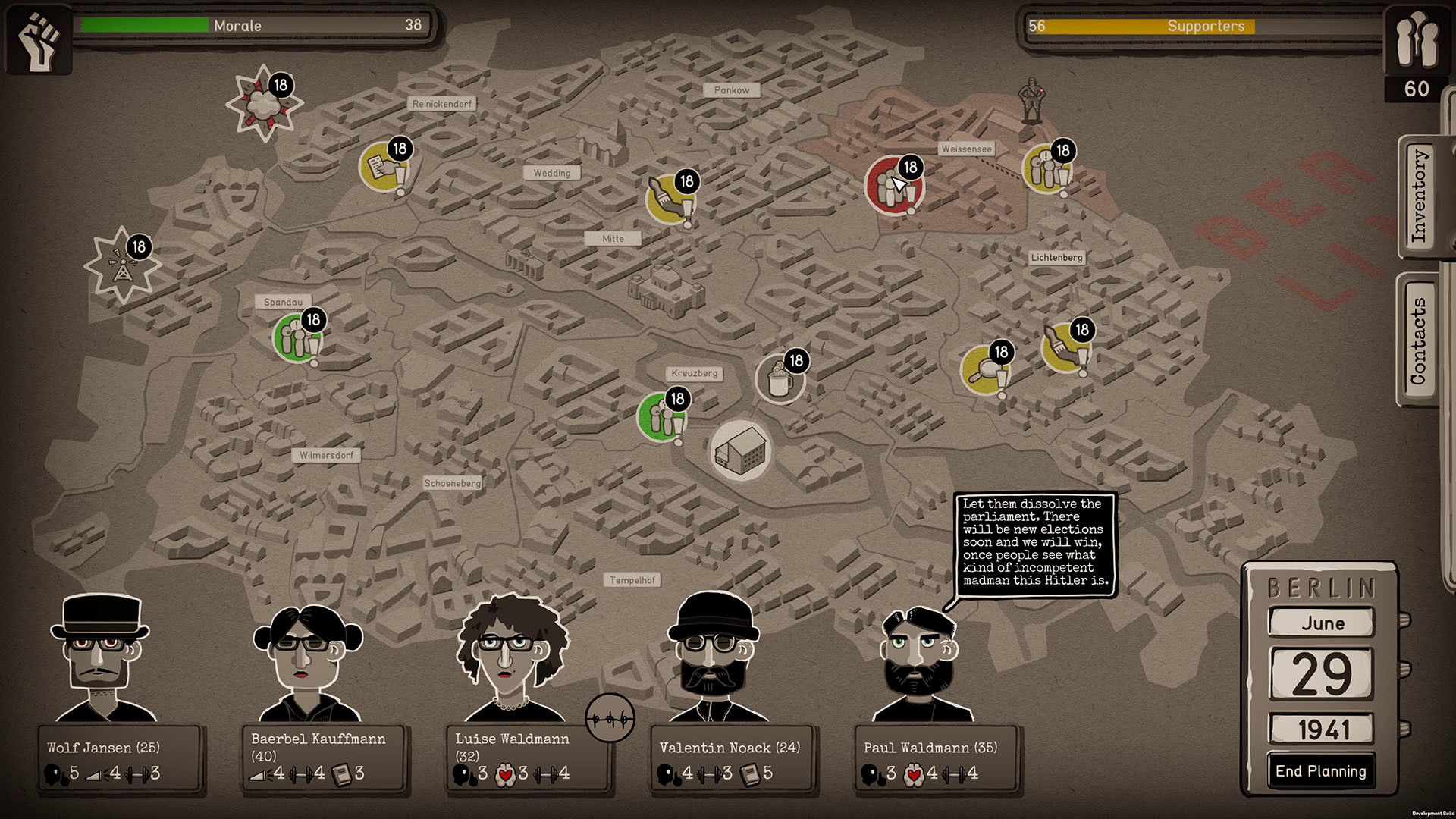 Screenshot de Through the Darkest of Times