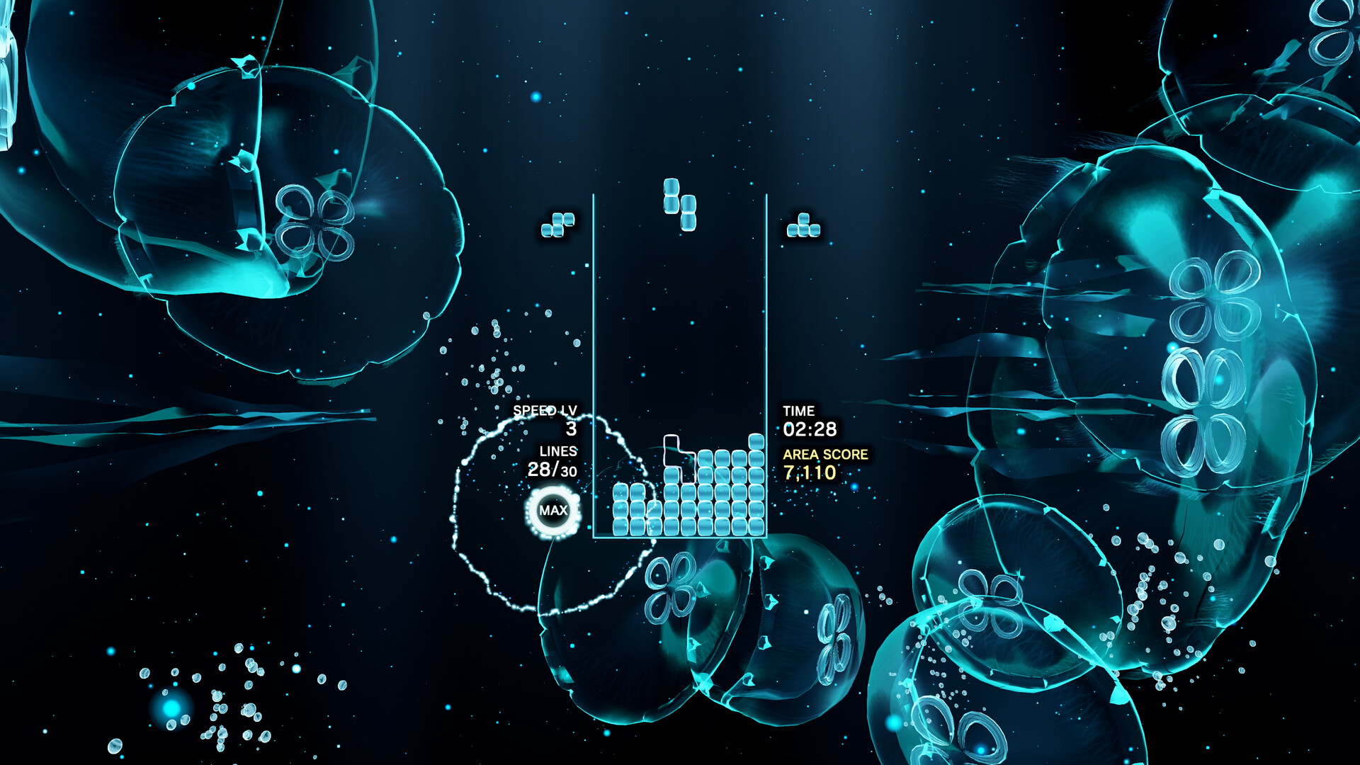 screenshot of Tetris® Effect: Connected 4