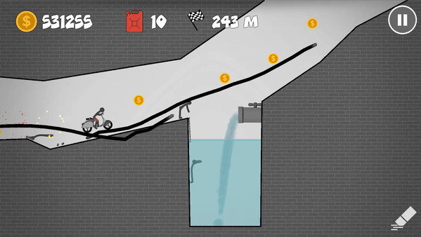 Screenshot z Stickman Racer Road Draw 2