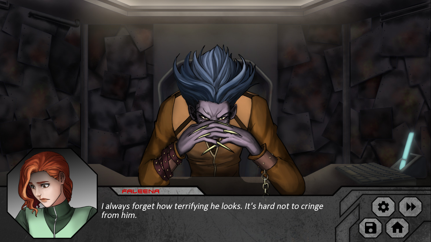 Cannibal Lottery - Dystopian Visual Novel screenshot 3