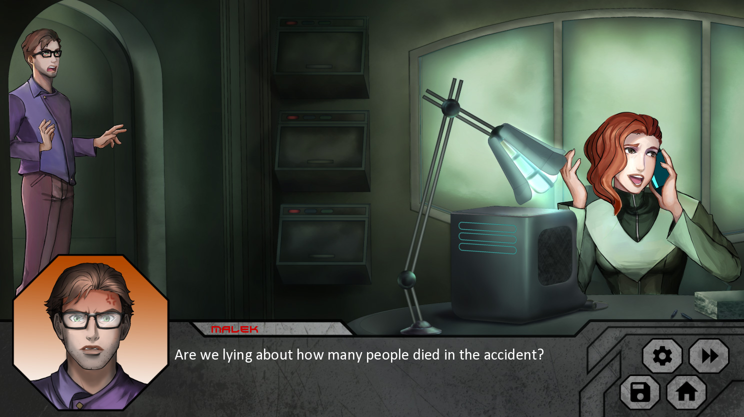 Cannibal Lottery - Dystopian Visual Novel screenshot 4