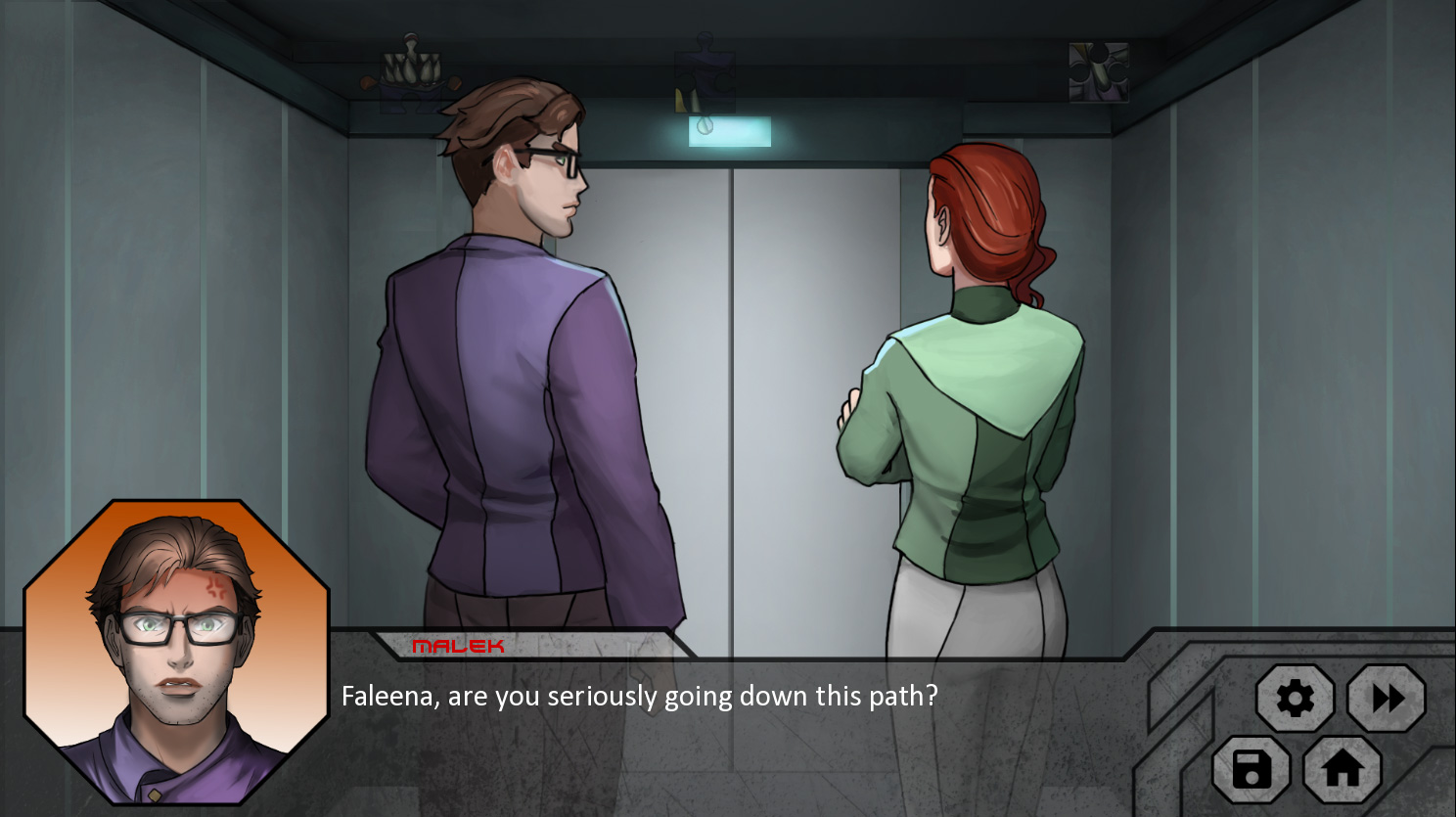 Cannibal Lottery - Dystopian Visual Novel screenshot 6