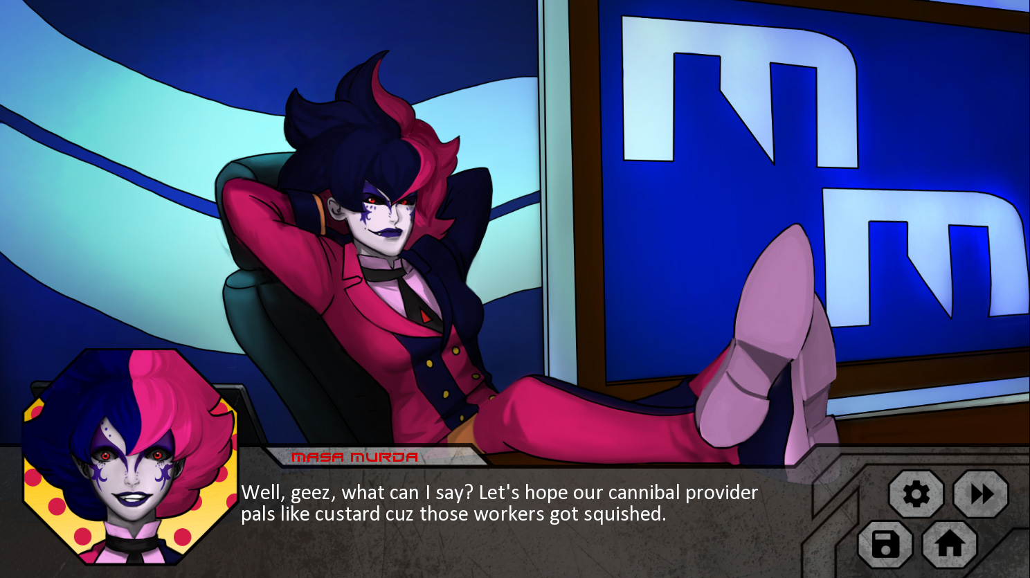 Cannibal Lottery - Dystopian Visual Novel screenshot 2