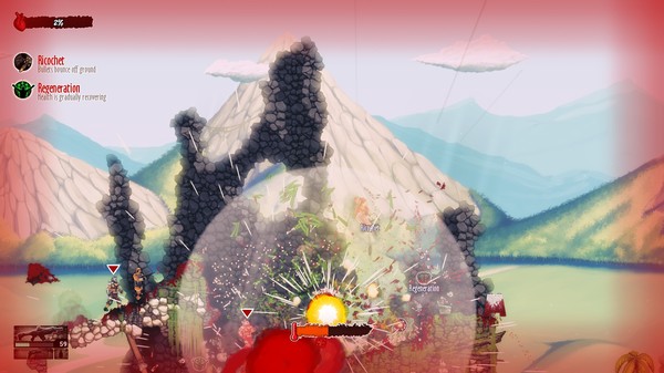 Screenshot z Muscles And Bullets