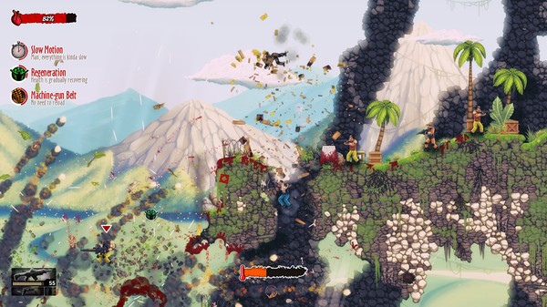 Screenshot z Muscles And Bullets