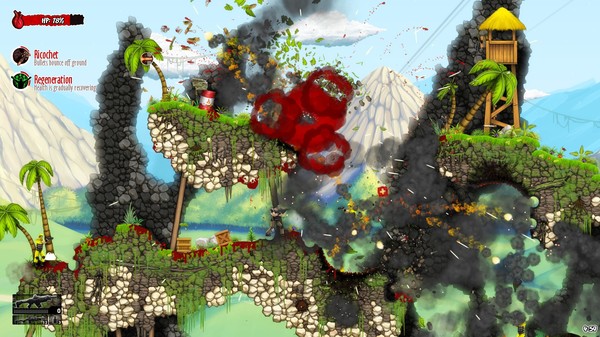 Screenshot z Muscles And Bullets