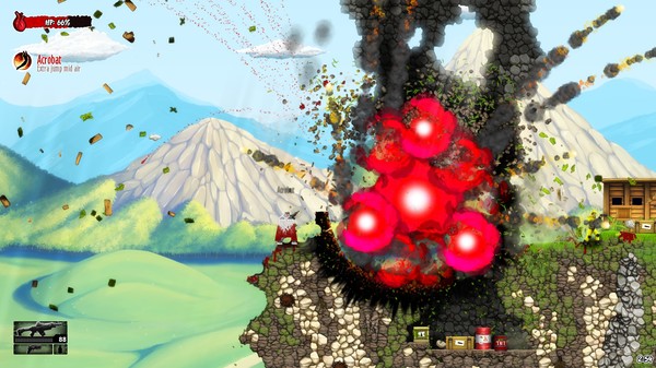 Screenshot z Muscles And Bullets