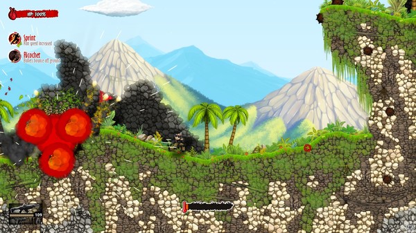 Screenshot z Muscles And Bullets