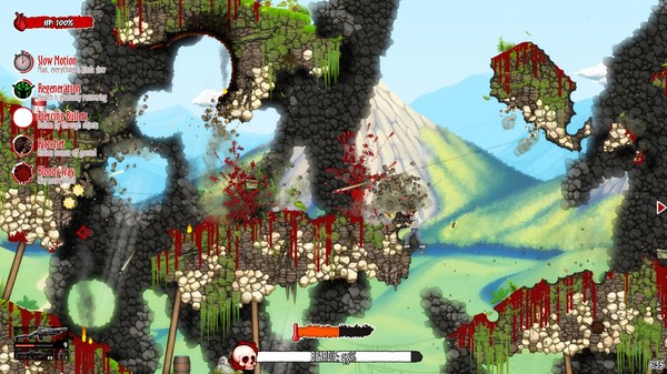 Screenshot z Muscles And Bullets