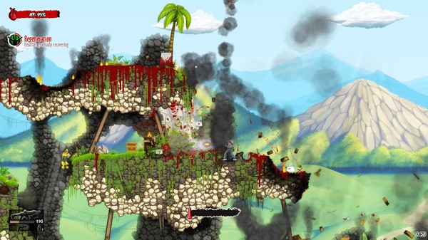 Screenshot z Muscles And Bullets