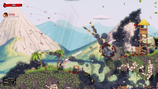 Screenshot z Muscles And Bullets