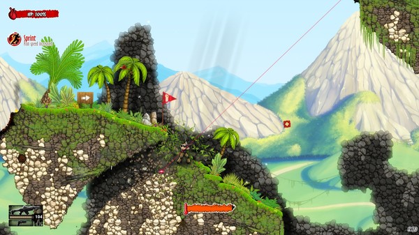 Screenshot z Muscles And Bullets