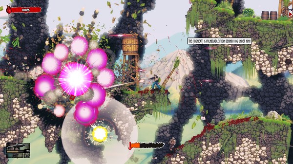 Screenshot z Muscles And Bullets