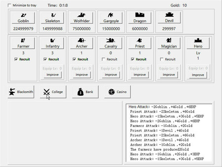 Screenshot z 消灭魔王军(Destroy the demon army)