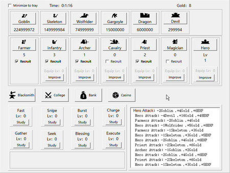 Screenshot z 消灭魔王军(Destroy the demon army)