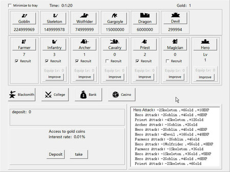 Screenshot z 消灭魔王军(Destroy the demon army)