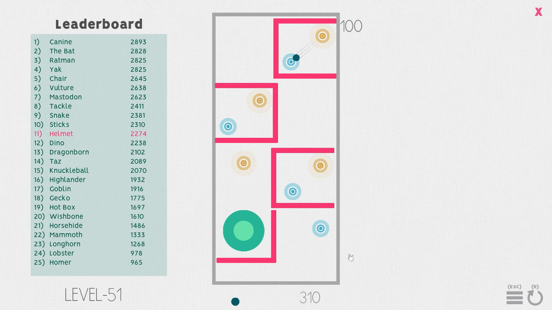 #5. Pull Ball (Steam) De: Nichengun