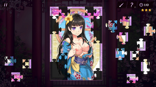 Screenshot z Hentai Jigsaw Puzzle