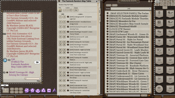 Fantasy Grounds - Meanders Map Pack: The Faelands (Map Pack)