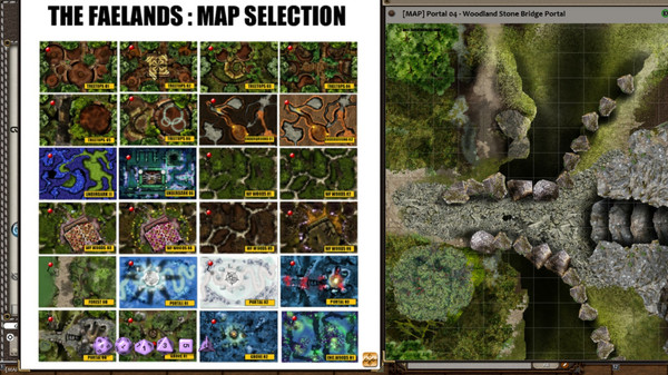 Fantasy Grounds - Meanders Map Pack: The Faelands (Map Pack)