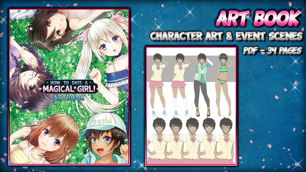 How To Date A Magical Girl! Art Book