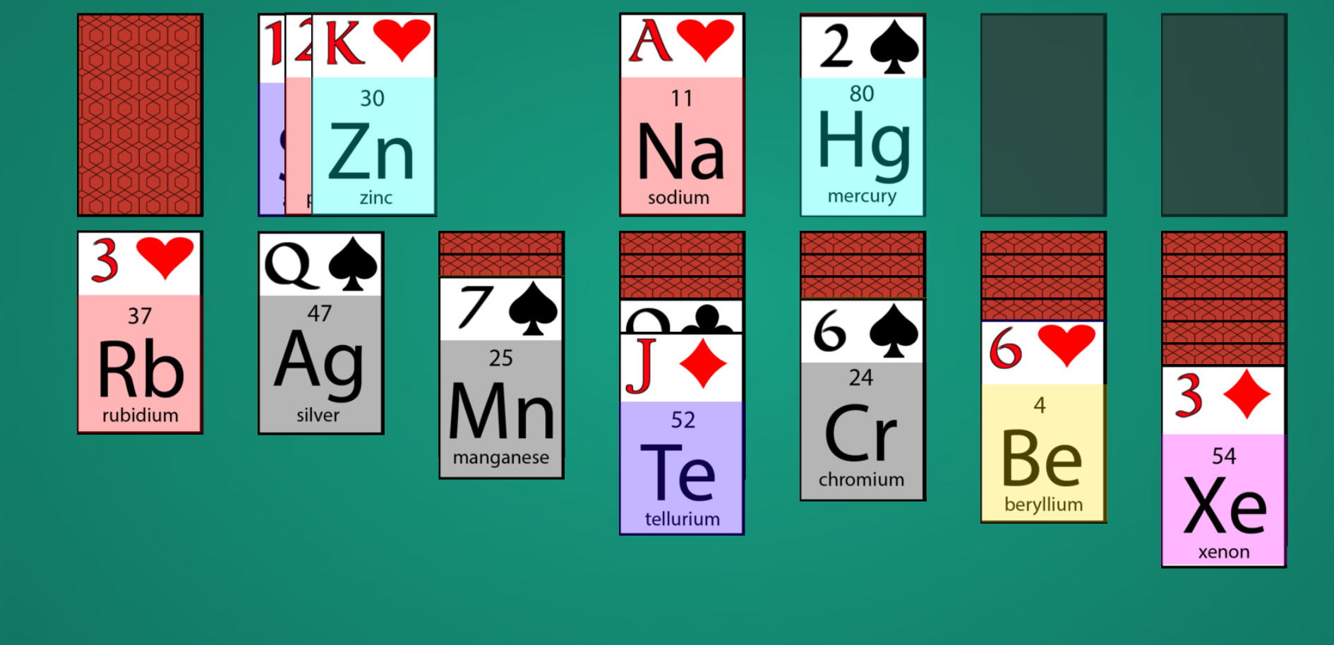 Solitaire: Learn Chemistry Featured Screenshot #1