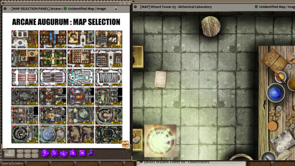 Fantasy Grounds - Meanders Map Pack: Arcane Augurum (Map Pack)