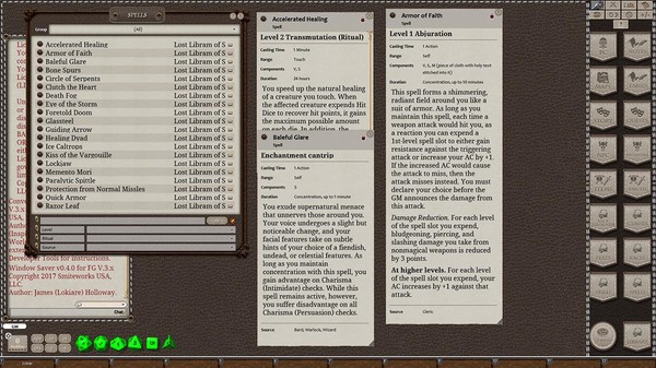 Fantasy Grounds - Libram of Lost Spells, Volume I (5E)